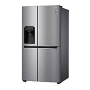 LG Side-by-Side mit Door-in-Door ® | Eis-, Crushed Ice- und Wasserspender | 625 Liter Kapazität | Energieeffizienzklasse F | Interner Wassertank 4L | Steel | GSJ461DIDZ, GSJ461DIDZ