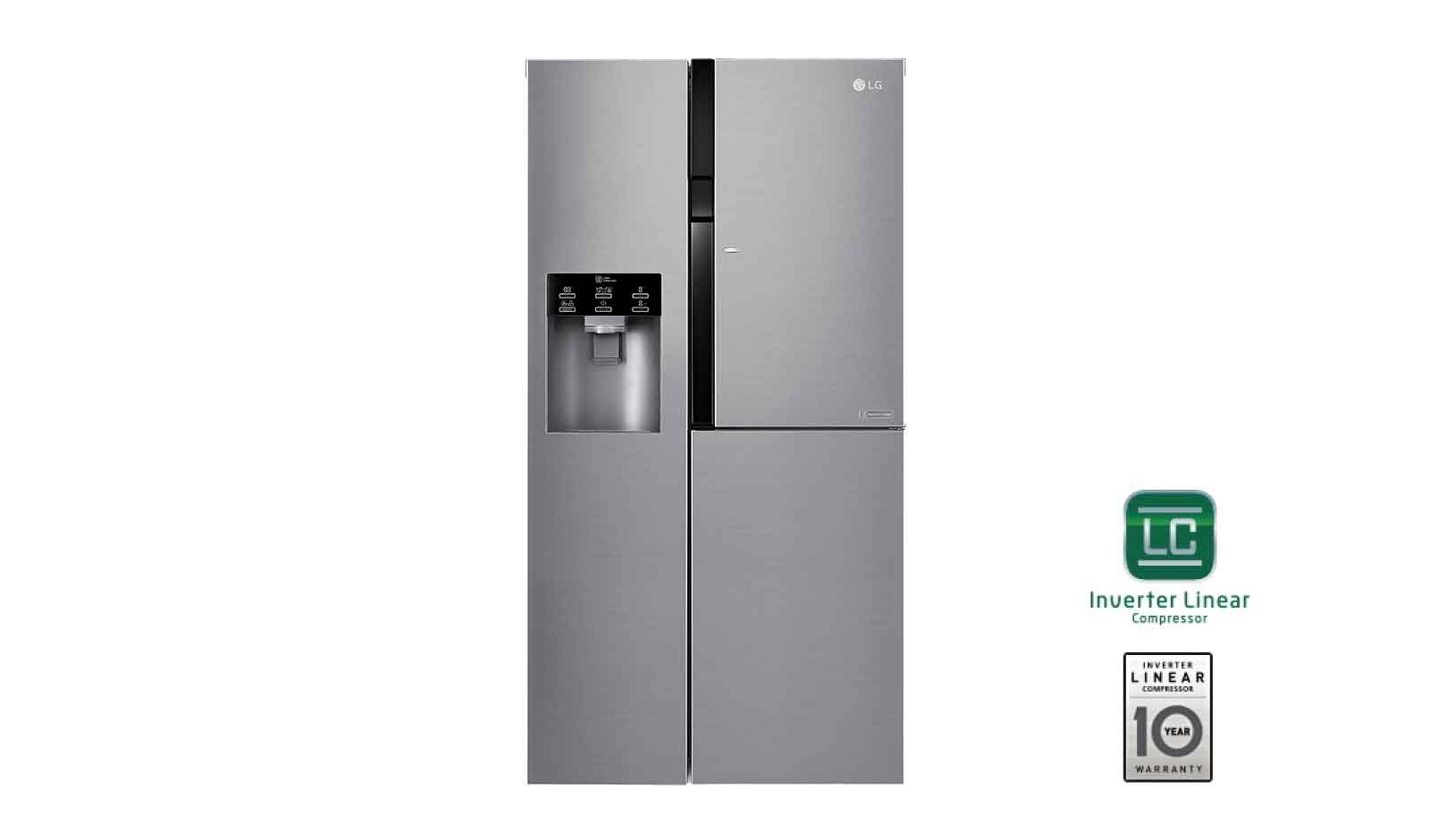Vorderseite von F Side-by-Side mit Door-in-Door™ und Total No Frost GSJ560PZXV