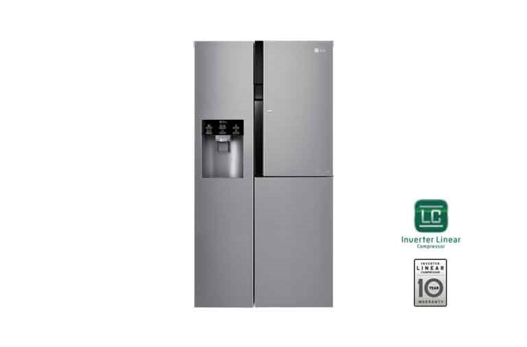 Vorderseite von F Side-by-Side mit Door-in-Door™ und Total No Frost GSJ560PZXV