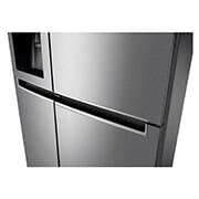 LG Side-by-Side mit Door-in-Door ® |  Eis-, Crushed Ice- und Wasserspender  | 625 Liter Kapazität | Energieeffizienzklasse E | Festwasseranschluss | Steel | GSJ760PZZE, GSJ760PZZE