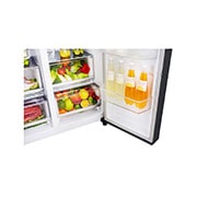LG Side-by-Side mit Door-in-Door® | Eis-, Crushed Ice- und Wasserspender | 625 Liter Kapazität | Energieeffizienzklasse E | Interner Wassertank 4L | Matte Black Steel | GSJ761MCEE, GSJ761MCEE