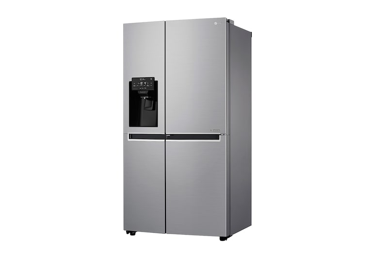 LG Side-by-Side mit Door-in-Door ® | Eis-, Crushed Ice- und Wasserspender | 625 Liter Kapazität | Energieeffizienzklasse F | Interner Wassertank 4L | Steel | GSJ761PZBG, GSJ761PZBG