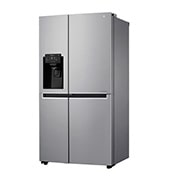 LG Side-by-Side mit Door-in-Door ® | Eis-, Crushed Ice- und Wasserspender | 625 Liter Kapazität | Energieeffizienzklasse F | Interner Wassertank 4L | Steel | GSJ761PZBG, GSJ761PZBG