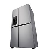 LG Side-by-Side mit Door-in-Door ® | Eis-, Crushed Ice- und Wasserspender | 625 Liter Kapazität | Energieeffizienzklasse F | Interner Wassertank 4L | Steel | GSJ761PZBG, GSJ761PZBG