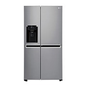 LG Side-by-Side mit Door-in-Door ® | Eis-, Crushed Ice- und Wasserspender | 625 Liter Kapazität | Energieeffizienzklasse F | Interner Wassertank 4L | Steel | GSJ761PZBG, GSJ761PZBG