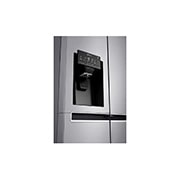 LG Side-by-Side mit Door-in-Door ® | Eis-, Crushed Ice- und Wasserspender | 625 Liter Kapazität | Energieeffizienzklasse F | Interner Wassertank 4L | Steel | GSJ761PZBG, GSJ761PZBG