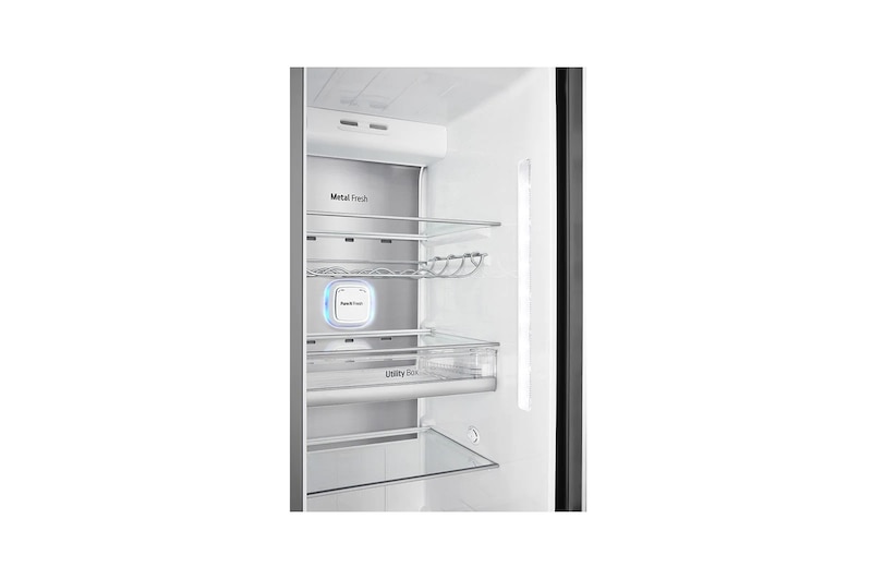LG ​Side-by-Side mit Door-in-Door ® |  Eis-, Crushed Ice- und Wasserspender  | ​625​ Liter Kapazität | Energieeffizienzklasse ​E​ | Interner Wassertank 4L | Schwarz | ​GSJ961MCCZ, GSJ961MCCZ