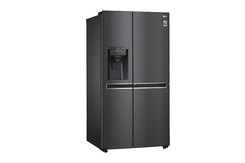 LG ​Side-by-Side mit Door-in-Door ® |  Eis-, Crushed Ice- und Wasserspender  | ​625​ Liter Kapazität | Energieeffizienzklasse ​E​ | Interner Wassertank 4L | Schwarz | ​GSJ961MCCZ, GSJ961MCCZ