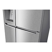LG ​Side-by-Side mit Door-in-Door ® |  Eis-, Crushed Ice- und Wasserspender  | ​625​ Liter Kapazität | Energieeffizienzklasse ​E​ | Interner Wassertank 4L​ ​| ​Steel​ | ​GSJ961NSZE ​, GSJ961NSZE