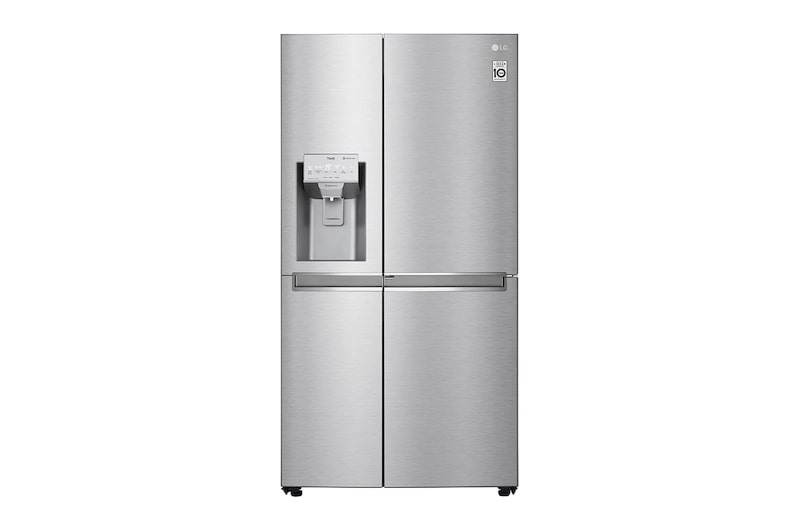 LG ​Side-by-Side mit Door-in-Door ® |  Eis-, Crushed Ice- und Wasserspender  | ​625​ Liter Kapazität | Energieeffizienzklasse ​E​ | Interner Wassertank 4L​ ​| ​Steel​ | ​GSJ961NSZE ​, GSJ961NSZE