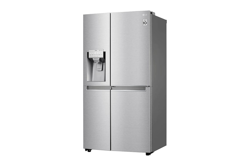 LG ​Side-by-Side mit Door-in-Door ® |  Eis-, Crushed Ice- und Wasserspender  | ​625​ Liter Kapazität | Energieeffizienzklasse ​E​ | Interner Wassertank 4L​ ​| ​Steel​ | ​GSJ961NSZE ​, GSJ961NSZE