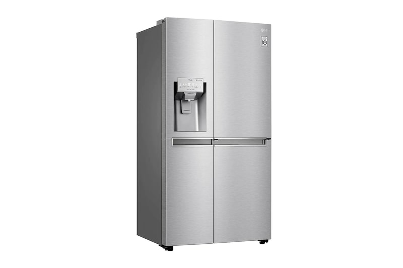 LG ​Side-by-Side mit Door-in-Door ® |  Eis-, Crushed Ice- und Wasserspender  | ​625​ Liter Kapazität | Energieeffizienzklasse ​E​ | Interner Wassertank 4L​ ​| ​Steel​ | ​GSJ961NSZE ​, GSJ961NSZE