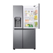 LG Side-by-Side mit Door-in-Door® | Eis-, Crushed Ice- und Wasserspender | 634 Liter Kapazität | Energieeffizienzklasse E | Interner Wassertank 4L | Dark Graphite | GSJV31DSXE, GSJV31DSXE