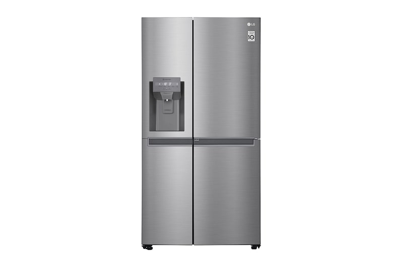 LG Side-by-Side mit Door-in-Door® | Eis-, Crushed Ice- und Wasserspender | 634 L Liter Kapazität | Energieeffizienzklasse E | Interner Wassertank 4L | Platinum Silver | GSJV31PZXE, GSJV31PZXE
