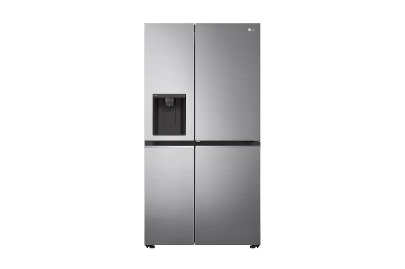 LG Side-by-Side Kühlschrank mit Door-in-Door® (E, 635L, 179cm hoch) mit Eis-, Crushed Ice- und Wasserspender & internem Wassertank | GSJV51PZTE, GSJV51PZTE