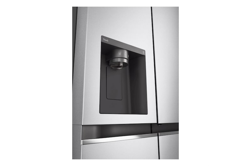 LG Side-by-Side Kühlschrank mit Door-in-Door® (E, 635L, 179cm hoch) mit Eis-, Crushed Ice- und Wasserspender & internem Wassertank | GSJV71MBLE, GSJV71MBLE
