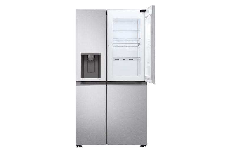 LG Side-by-Side Kühlschrank mit Door-in-Door® (E, 635L, 179cm hoch) mit Eis-, Crushed Ice- und Wasserspender & internem Wassertank | GSJV71MBLE, GSJV71MBLE