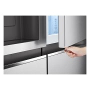 LG Side-by-Side Kühlschrank mit Door-in-Door® (E, 635L, 179cm hoch) mit Eis-, Crushed Ice- und Wasserspender & internem Wassertank | GSJV71MBLE, GSJV71MBLE