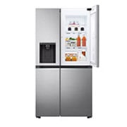 LG Side-by-Side Kühlschrank mit Door-in-Door® (E, 635L, 179cm hoch) mit Eis-, Crushed Ice- und Wasserspender & internem Wassertank | GSJV71PZTE, GSJV71PZTE