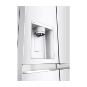 LG Side-by-Side mit Door-in-Door® |  Eis-, Crushed Ice- und Wasserspender  | 635 Liter Kapazität | Energieeffizienzklasse E | Interner Wassertank 4L | Super White | GSJV71SWTE, GSJV71SWTE