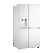 LG Side-by-Side mit Door-in-Door® |  Eis-, Crushed Ice- und Wasserspender  | 635 Liter Kapazität | Energieeffizienzklasse E | Interner Wassertank 4L | Super White | GSJV71SWTE, GSJV71SWTE