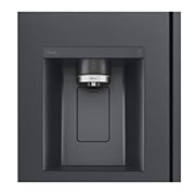 LG Side-by-Side mit Door-in-Door® | Craft Ice Kugeln | Eis-, Crushed Ice- und Wasserspender | 365 Liter Kapazität | Energieeffizienzklasse E | Festwasseranschluss | Matte Black | GSJV90MCDE, GSJV90MCDE