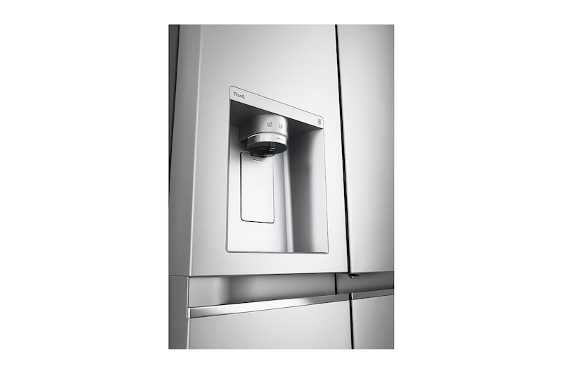 LG Side-by-Side mit Door-in-Door® | 635 Liter Kapazität | Energieeffizienzklasse E | Interner Wassertank 4L | Brushed Steel | GSJV91BSAE, GSJV91BSAE