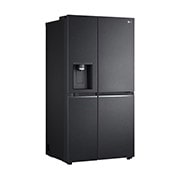 LG Side-by-Side mit Door-in-Door® |  Eis-, Crushed Ice- und Wasserspender  | 635 Liter Kapazität | Energieeffizienzklasse E | Interner Wassertank 4L | Matte Black Steel | GSJV91MCAE, GSJV91MCAE