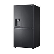 LG Side-by-Side mit Door-in-Door® |  Eis-, Crushed Ice- und Wasserspender  | 635 Liter Kapazität | Energieeffizienzklasse E | Interner Wassertank 4L | Matte Black Steel | GSJV91MCAE, GSJV91MCAE