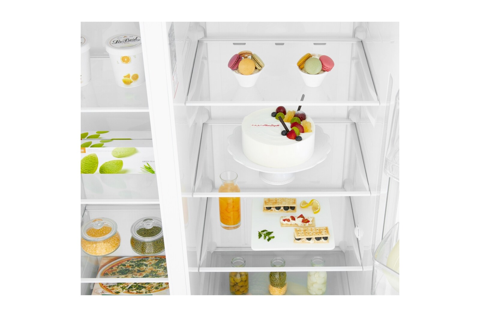 LG Side-by-Side mit Eis-, Crushed Ice- und Wasserspender  | 606 Liter Kapazität | Festwasseranschluss | Energieeffizienzklasse F | Dark Graphite | GSL360ICEZ, GSL360ICEZ