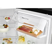LG ​​Side-by-Side mit Eis-, Crushed Ice- und Wasserspender  | ​625​ Liter Kapazität | Energieeffizienzklasse ​E​ |  Interner Wassertank 4L | ​Matte Black Steel​ | ​GSL761MCZE, GSL761MCZE