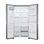 LG Side-by-Side mit Eis-, Crushed Ice- und Wasserspender | 635 Liter Kapazität | Energieeffizienzklasse F | Festwasseranschluss | Dark Graphite | GSLV30DSXM, GSLV30DSXM