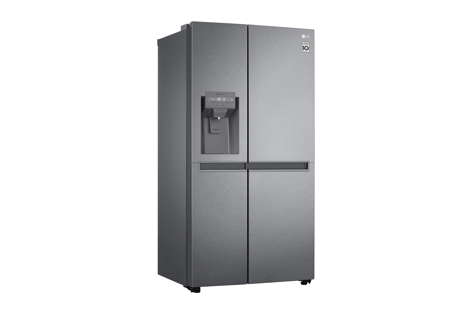 LG Side-by-Side mit Eis-, Crushed Ice- und Wasserspender | 635 Liter Kapazität | Energieeffizienzklasse F | Festwasseranschluss | Dark Graphite | GSLV30DSXM, GSLV30DSXM