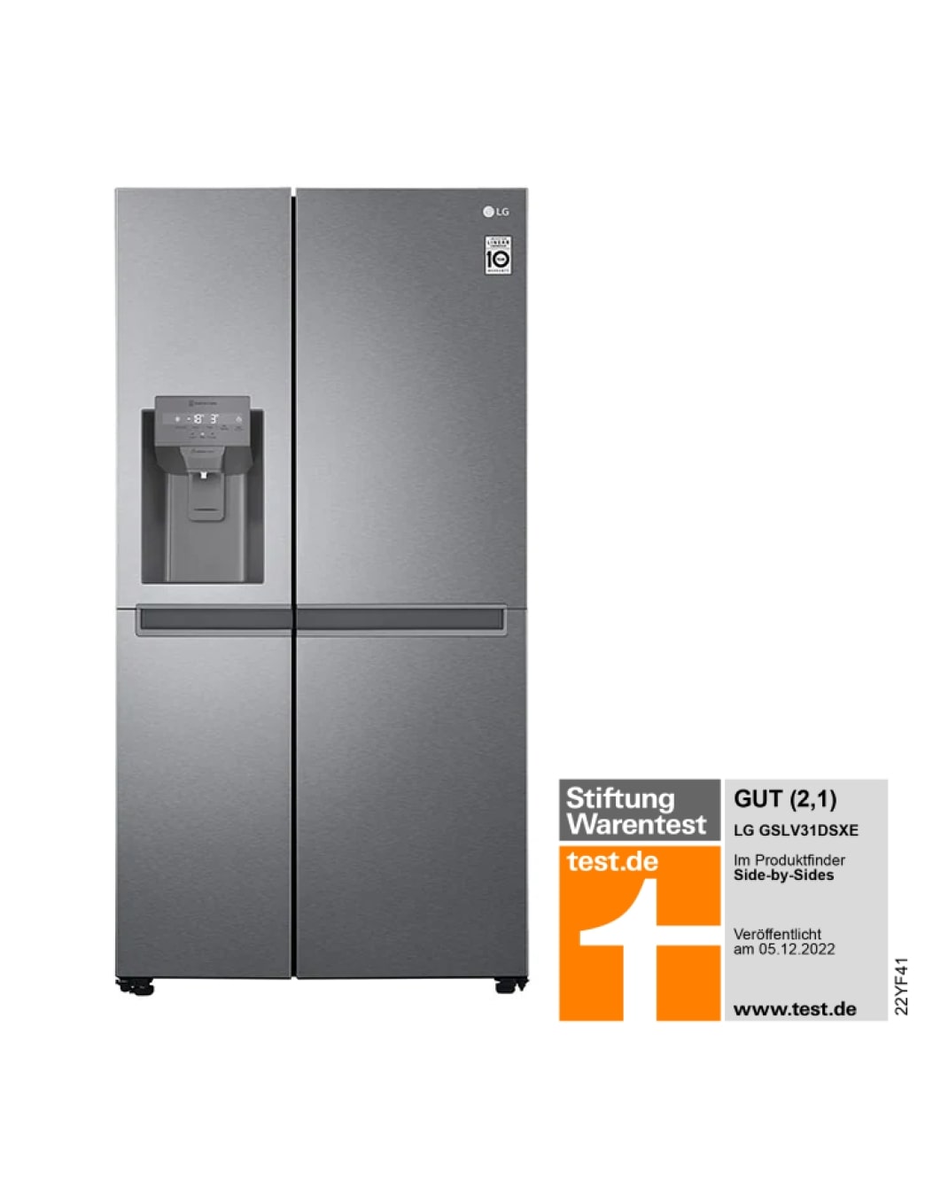LG SidebySideKühlschrank mit Wassertank 634L LG DE