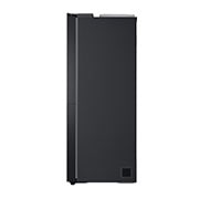 LG Side-by-Side mit Eis-, Crushed Ice- und Wasserspender | 634 Liter Kapazität | Energieeffizienzklasse F |  Interner Wassertank 4L |  Matte Black Steel   | GSLV31MCXM, GSLV31MCXM