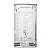 LG Side-by-Side mit Eis-, Crushed Ice- und Wasserspender | 635 Liter Kapazität | Energieeffizienzklasse E | Interner Wassertank 4L | Platinum Silver | GSLV51PZXE, GSLV51PZXE