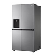 LG Side-by-Side mit Eis-, Crushed Ice- und Wasserspender | 635 Liter Kapazität | Energieeffizienzklasse F | Interner Wassertank 4L | Platinum Silver | GSLV51PZXM, GSLV51PZXM