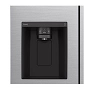 LG Side-by-Side mit Eis-, Crushed Ice- und Wasserspender | 635 Liter Kapazität | Energieeffizienzklasse F | Interner Wassertank 4L | Platinum Silver | GSLV51PZXM, GSLV51PZXM