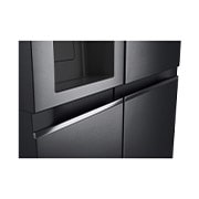 LG Side-by-Side Kühlschrank (D, 635L, 179cm hoch) mit Eis-, Crushed Ice- und Wasserspender & internem Wassertank | GSLV71MCLE, GSLV71MCLE
