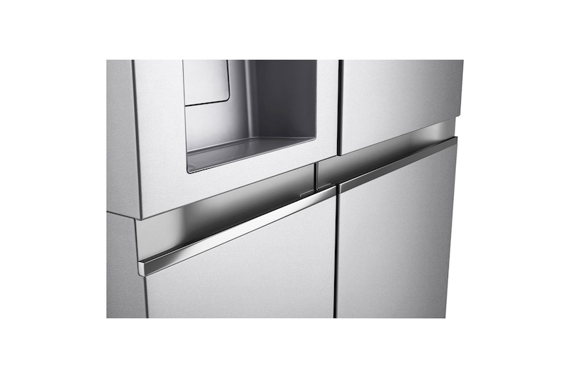LG Side-by-Side mit Eis-, Crushed Ice- und Wasserspender | 635 Liter Kapazität | Energieeffizienzklasse D |  Interner Wassertank 4L | Metal Sorbet |  GSLV91MBAD, GSLV91MBAD