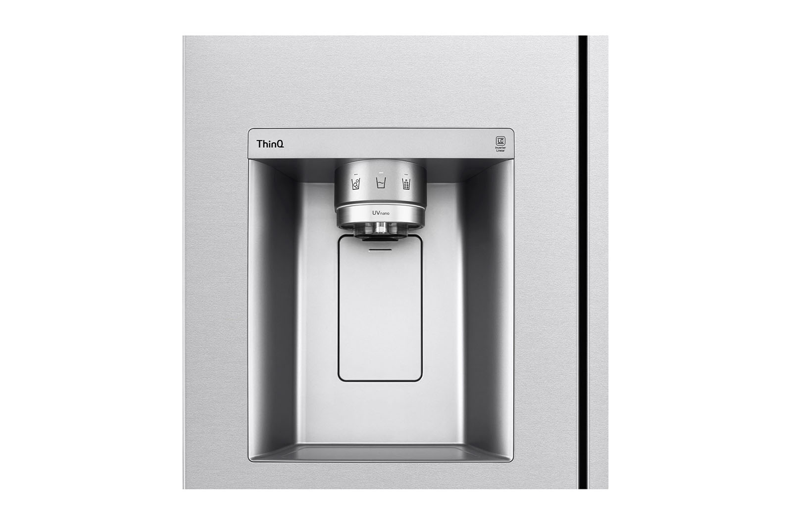 LG Side-by-Side mit Eis-, Crushed Ice- und Wasserspender | 635 Liter Kapazität | Energieeffizienzklasse D |  Interner Wassertank 4L | Metal Sorbet |  GSLV91MBAD, GSLV91MBAD