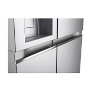 LG Side-by-Side mit Eis-, Crushed Ice- und Wasserspender | 635 Liter Kapazität | Energieeffizienzklasse D |  Interner Wassertank 4L | Metal Sorbet |  GSLV91MBAD, GSLV91MBAD