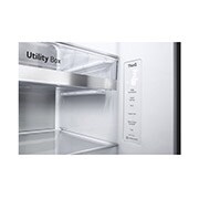 LG Side-by-Side mit Eis-, Crushed Ice- und Wasserspender | 635 Liter Kapazität | Energieeffizienzklasse D |  Interner Wassertank 4L | Metal Sorbet |  GSLV91MBAD, GSLV91MBAD