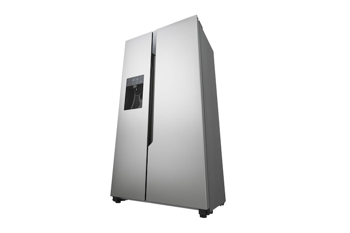 LG Side-by-Side Kühlschrank (E, 562L, 178,7 cm hoch) mit Eis-, Crushed Ice- und Wasserspender & internem Wassertank | GSM32HSBEH, GSM32HSBEH