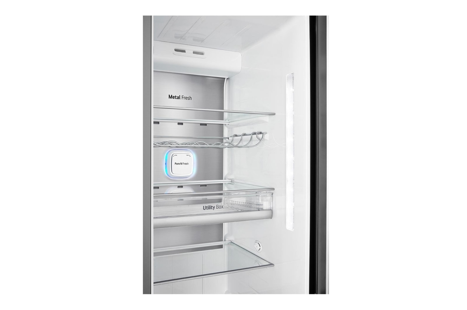 LG Side-by-Side mit InstaView Door-in-Door ®  | Eis-, Crushed Ice- und Wasserspender | 625 Liter Kapazität | Energieeffizienzklasse E | Interner Wassertank 4L | Matte Black Steel | GSX961MCCE, GSX961MCCE