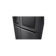 LG Side-by-Side mit InstaView Door-in-Door ®  | Eis-, Crushed Ice- und Wasserspender | 625 Liter Kapazität | Energieeffizienzklasse E | Interner Wassertank 4L | Matte Black Steel | GSX961MCCE, GSX961MCCE
