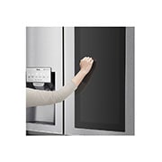 LG Side-by-Side mit InstaView Door-in-Door ®  | Eis-, Crushed Ice- und Wasserspender | 625 Liter Kapazität | Energieeffizienzklasse E | Interner Wassertank 4L | Edelstahl-Look | GSX971NEAE, GSX971NEAE