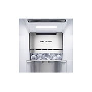 LG Side-by-Side mit InstaView Door-in-Door®  | Craft Ice Kugeln | Eis-, Crushed Ice- und Wasserspender | 635 Liter Kapazität | Energieeffizienzklasse E | Festwasseranschluss | Matte Black | GSXB90MCDE, GSXB90MCDE