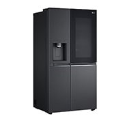LG Side-by-Side mit InstaView Door-in-Door®  | Craft Ice Kugeln | Eis-, Crushed Ice- und Wasserspender | 635 Liter Kapazität | Energieeffizienzklasse E | Festwasseranschluss | Matte Black | GSXB90MCDE, GSXB90MCDE