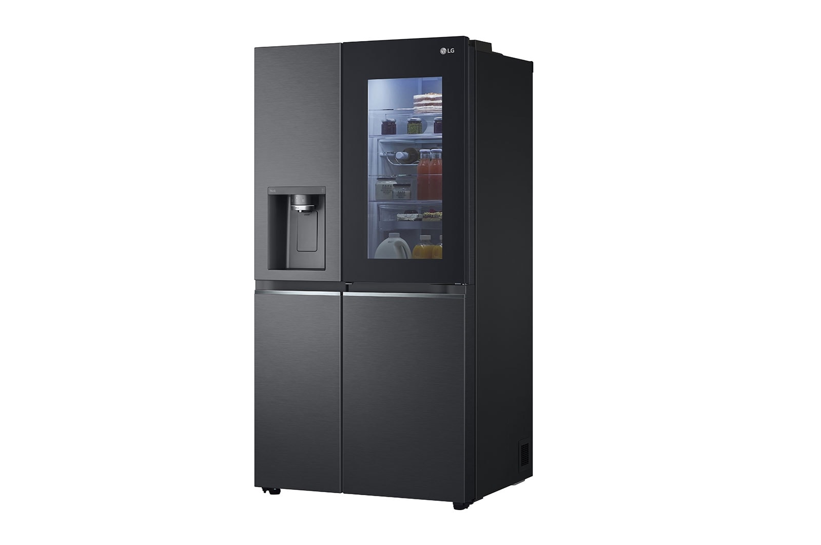 Side-by-Side Kühlschrank mit InstaView Door-in-Door® (E, 635L, 179cm hoch) mit Eis-, Crushed Ice-, Wasserspender, Festwasseranschluss & Craft Ice | GSXB90MCDE - GSXB90MCDE | LG DE Side-by-Side Kühlschrank mit InstaView Door-in-Door® (E, 635L, 179cm hoch) mit Eis-, Crushed Ice-, Wasserspender, Festwasseranschluss & Craft Ice | GSXB90MCDE - GSXB90MCDE | LG DE